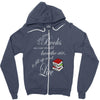 she reads books to live book lover Zipper Hoodie