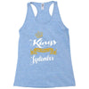 kings are born in september Racerback Tank