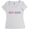 867 midnight Women's Triblend Scoop T-shirt