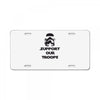 support our troops License Plate