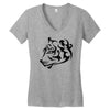 tribal tiger Women's V-Neck T-Shirt