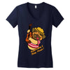 keep calm and play music Women's V-Neck T-Shirt