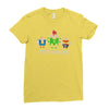 androids Ladies Fitted T-Shirt
