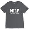 milf man i love fishing funny porn fisherman cool V-Neck Tee