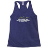 this t shirt was tested on dinosaurs Racerback Tank