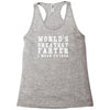 world's greatest farter funny Racerback Tank