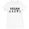 VEGAN Ladies Fitted T-Shirt