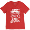 This Guy Is Taken By A Super Sexy April Girlfriend V-Neck Tee