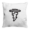 pencil lightning Throw Pillow