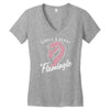 single flamingle Women's V-Neck T-Shirt