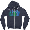 who's the daddy christmas Zipper Hoodie