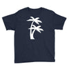 palm tree sticker vinyl decal tropical island beach ocean wall car win Youth Tee
