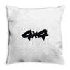 4x4 Throw Pillow