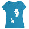 steven seagal   high quality Women's Triblend Scoop T-shirt