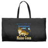 maine coon cat Weekender Totes