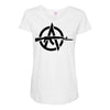 gun logo Maternity Scoop Neck T-shirt
