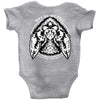 why do we fall, so we can learn to pickup ourselves up black Baby Onesie