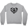 cat love paw Crewneck Sweatshirt