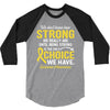 Ewing Sarcoma Awareness 3/4 Sleeve Shirt