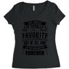 My Uncle Is Totally My Most Favorite Guy of All Time in the History of Women's Triblend Scoop T-shirt