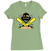 pinch hitter Ladies Fitted T-Shirt