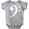 bass clef hat Baby Bodysuit
