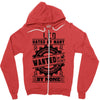 Leo Hated By Many Wanted By Plenty Zipper Hoodie