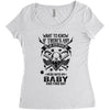 Life After Death Mess With My Baby Women's Triblend Scoop T-shirt
