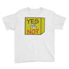 yes our no Youth Tee