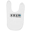 rock paper scissors hadouken Baby Bibs