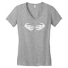 skeleton hands halloween Women's V-Neck T-Shirt