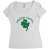 irish girl Women's Triblend Scoop T-shirt