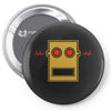 lmfao robot head Pin-back button