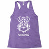 i am a viking   funny Racerback Tank
