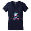 satan rulz (2) Women's V-Neck T-Shirt