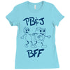 peanut butter and jelly bff Ladies Fitted T-Shirt
