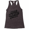 worlds okayest boyfriend Racerback Tank