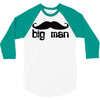 moustache 3/4 Sleeve Shirt