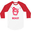 instinct attention gorilla beast 3/4 Sleeve Shirt