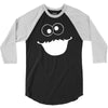 cookie monster 3/4 Sleeve Shirt