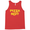 pizza slut funny diet gym workout new Tank Top
