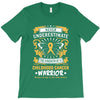 Never Underestimate The Strength Of A Childhood Cancer Warrior T-Shirt