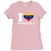 I love Venezuela Ladies Fitted T-Shirt