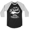 New Dad 2018 Rokie Dept. 3/4 Sleeve Shirt