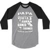 papa super saiyan vegeta 3/4 Sleeve Shirt