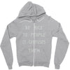 be nice to people girls Zipper Hoodie