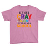 Get Your Cray On It's Last Day Of School Youth Tee