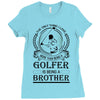 Golfer Brother Ladies Fitted T-Shirt