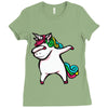 DABBİNG LEPRECHAUN UNİCORN Ladies Fitted T-Shirt