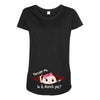 Excuse Me Is It March Yet Baby Girl Maternity Scoop Neck T-shirt